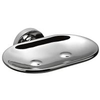 Мыльница COLOMBO DESIGN BASIC настенная несъемная цвет хром арт-B2781 — фото 2, Мыльницы