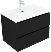 Тумба под раковину Aquanet Вега 2.0 70 черный 00337954 — фото 10, Тумбы под раковину