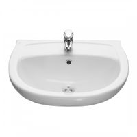 Умывальник "Версия" 56.5 см. с отв., с переливом, белый SANTERI арт-131115S0011B0 — фото 4, Раковины подвесные