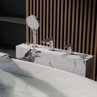 Смеситель на борт ванны BELZ B66713, хром — фото 1, Смесители на борт ванны