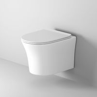 Унитаз подвесной Grossman Style GR-4475S (490х365х355) безободковый,белый с тонкой крышкой,микролифт,1 место — фото 1, Подвесные унитазы