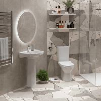 Пьедестал для раковины КЕРАМИН ЭЛИТ-N белый глянец CDB00002600 арт-4810531002031 — фото 3, Пьедесталы для раковины