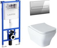 Унитаз с инсталляцией Allen Brau Infinity 4.21011.20/8.9466.0.000.000.1 белый глянец 00316506 — фото 37, Комплекты унитаз + инсталляция