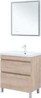 Товар: Тумба с раковиной Aquanet Нота New 75 дуб светлый 00345801 - фото 4 Тумба с раковиной Aquanet Нота New 75 дуб светлый 00345801 — фото 4, Тумбы с раковиной