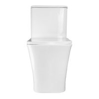 Унитаз-моноблок AZARIO STOUN 405х750х780 напольный, безободковый, в комплекте с сиденьем дюропласт микролифт, белый арт-AZ-1109 — фото 10, Напольные унитазы