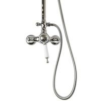 OXFORD Душевой настенный гарнитур (см-ль д/душа терм./колонна ARCO/верхн.душ/шланг/ручной душ),хром 31862 — фото 4, Душевые стойки