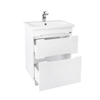 Тумба под раковину VIANT МАРСЕЛЬ 60 подвесная белый арт-VMAR60CO-T2Y — фото 1, Тумбы под раковину