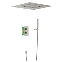 Душевая система встроенная с термостатом Timo Petruma SX-5029/13SM никель — фото 2, Душевые системы