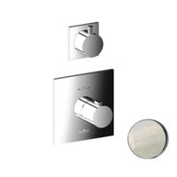 Смеситель для душа встраиваемый с термостатом Webert Elio , никель арт-EL971302345 — фото 1, Встраиваемые смесители для душа