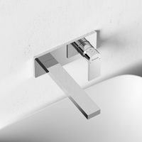 Смеситель для раковины SANCOS Studio c внутренней частью, хром, арт. SC9017CH — фото 2, Смесители для раковины