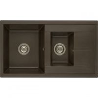 Товар: Мойка для кухни Делия 87 870x510x218 мм, прямоуг. с крылом и доп. чашей, кофе арт-1A716232DE280 - фото 1 Мойка для кухни Делия 87 870x510x218 мм, прямоуг. с крылом и доп. чашей, кофе арт-1A716232DE280 — фото 1, Кухонные мойки