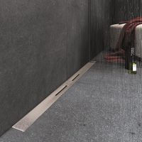 Желоб BERGES водосток SIMPEL 600, матовый хром, S-сифон D50/105 H50 вертикальный арт-090011 — фото 8, Душевые лотки