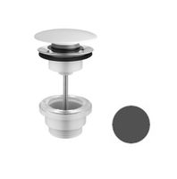 Товар: Донный клапан HATRIA A0Y7A808 керамический push open цвет антрацит - фото 1 Донный клапан HATRIA A0Y7A808 керамический push open цвет антрацит — фото 1, Донные клапаны