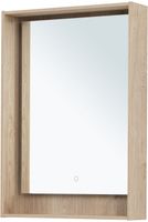 Товар: Зеркало Aquanet Милан 60 дуб светлый арт-00336403 - фото 3 Зеркало Aquanet Милан 60 дуб светлый арт-00336403 — фото 3, Зеркала в ванную комнату