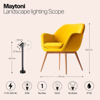 Ландшафтный светильник Outdoor O025FL-01B1 — фото 16, Уличное освещение