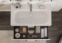 Тумба НЕО-КЛАССИКА 85, 2 ящ., белый камень (под раковину НЕО КЛАССИК 85) 1A286301NCTG0 — фото 5, Тумбы под раковину