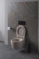 Чаша подвесного унитаза Allen Brau Fantasy айвори арт-4.11004.IV — фото 11, Подвесные унитазы