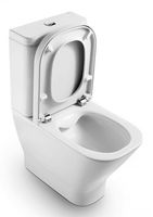 GAP CLEAN RIM Сиденье и крышка для напольного унитаза, дюропласт., белое. ROCA арт-7801730004 — фото 3, Сиденья для унитаза