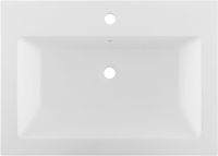 Раковина Aquanet Электра 70 белый матовый арт-00326510 — фото 4, Раковины встраиваемые сверху