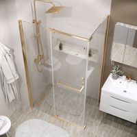 Товар: Боковая стенка Grossman Pragma (90х195) золото сатин,стекло прозрачное, 1 место арт-200.K33.03.90.32.00 - фото 4 Боковая стенка Grossman Pragma (90х195) золото сатин,стекло прозрачное, 1 место арт-200.K33.03.90.32.00 — фото 4, Боковые стенки