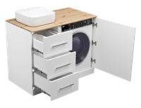 Товар: Тумба под раковину арт-Э-Рес01110-13ЯЛ - фото 5 Тумба под раковину арт-Э-Рес01110-13ЯЛ — фото 5, Тумбы под раковину