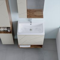 Товар: Ниша для тумбы Бриклаер КРИСТАЛЛ 70 см, дуб крафт табачный 417085416866 - фото 6 Ниша для тумбы Бриклаер КРИСТАЛЛ 70 см, дуб крафт табачный 417085416866 — фото 6, Тумбы с раковиной