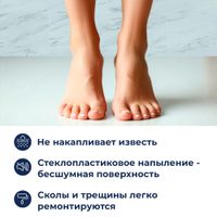 Душевой поддон полукруглый RGW LUX/TN-P 90x90, акриловый, белый, арт-16180499-41 — фото 4, Акриловые душевые поддоны