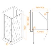 Товар: Душевой уголок RGW LE-034 (LE-003 + Z-14) 800x900 351203489-11 - фото 1 Душевой уголок RGW LE-034 (LE-003 + Z-14) 800x900 351203489-11 — фото 1, Душевые уголки