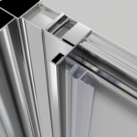 Душевой уголок RGW PA-045 1000x800, профиль хром, стекло матовое, арт-350804508-21 — фото 4, Прямоугольные душевые уголки