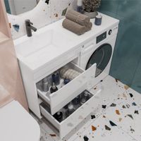 Тумба под раковину VIGO Urban 600 подвесная белый арт-043 — фото 3, Тумбы под раковину