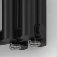 Отопительный радиатор Сунержа Эстет-11 EU50 1800х495 11 секций Матовый чёрный 31-0312-1811 — фото 1, Радиаторы отопления