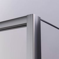 Душевой угол раздвижной Veconi Premium Ptato 300 SP GR-L, 1000х800x2000, брашированный графит, стекло прозрачное PR3/L-SP-10080-01-GR-C4 — фото 3, Душевые уголки