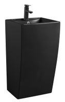 Товар: Раковина напольная Azario COMELLA 480х420х830 отдельностоящая прямоугольная, черный матовый арт-AZ-314MB - фото 6 Раковина напольная Azario COMELLA 480х420х830 отдельностоящая прямоугольная, черный матовый арт-AZ-314MB — фото 6, Раковины напольные