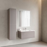 Тумба подвесная SANCOS Snob R 1.0 890х445х406, c одним ящиком оснащенным доводчиками, Doha Soft , арт. арт-SNR1.090SM — фото 7, Тумбы под раковину