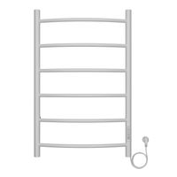 Товар: Полотенцесушитель электрический AZARIO VERONA 500/800 6 секций, диммер справа, белый арт-AZ04858W - фото 1 Полотенцесушитель электрический AZARIO VERONA 500/800 6 секций, диммер справа, белый арт-AZ04858W — фото 1, Электрические полотенцесушители