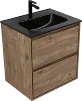 Тумба с раковиной Aquanet Милан (Flash) 60 цв. дуб рустикальный 00340328 — фото 5, Тумбы с раковиной