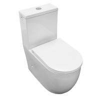 Унитаз-моноблок Azario Velluto, торнадо, с сиденьем микролифт 650*370*775 арт-AZ-6281 — фото 1, Напольные унитазы