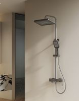 Душевая система BELZ , оружейная сталь арт-B24658-3 — фото 4, Душевые стойки