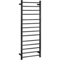 Электрический полотенцесушитель 450x1320 мм, 180W, нержавеющая сталь, черный арт-704151050 — фото 1, Электрические полотенцесушители