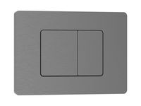 Кнопка CR03GG смыва для инсталляций из нержавеющей стали Ceruttispa (темная сталь) — фото 1, Кнопки смыва