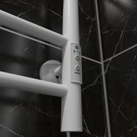 Полотенцесушитель электрический ВИД 10 810х500 правый, скр.монтаж, СНШ, белый матовый(RAL 9016), (Ferrum), Маргроид арт-10-8050-1049-9016R — фото 3, Электрические полотенцесушители