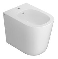 Биде GLOBO LALITA Напольное приставное с одним отверстием цвет белый LT009BI — фото 1, Биде напольные