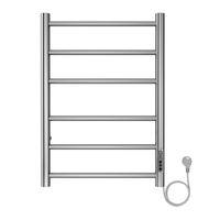 Полотенцесушитель электрический AZARIO PARMA 400/600 6 секций, диммер справа, хром арт-AZ10846 — фото 1, Электрические полотенцесушители