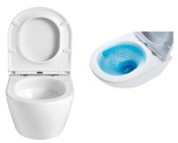 Сет: Инсталляция для подвесного унитаза AZARIO FORTE + подвесной унитаз Azario Grado безободковый, слив "скрытое Торнадо + Кнопка смыва AZARIO FORTE хром глянцевый арт-AZ-100-100F+AZ-0046-UQ3+AZ-100-002F — фото 12, Комплекты унитаз + инсталляция