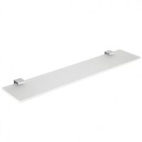 Полочка COLOMBO DESIGN LULU B6216 стеклянная цвет хром — фото 1, Полки