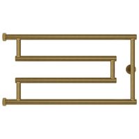 Полотенцесушитель водяной Сунержа High-Tech+ model "G" 320х650 Состаренная бронза арт-05-4051-3265 — фото 1, Водяные полотенцесушители