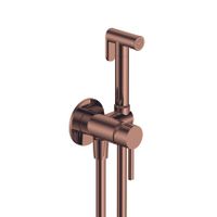 Siena Готовый комплект гигиенического душа (скрытый монтаж, латунная лейка), медь шлифованная арт-AQM6217BC — фото 1, Гигиенические души