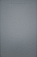 D007004090 Душевой поддон ISOLA 90x80 COLOUR LIGHT GRAY RIHO — фото 1, Душевые поддоны