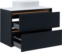 Тумба под раковину Allen Brau Activity 90 антрацит матовый/олива браш арт-1.34013.AM — фото 9, Тумбы под раковину