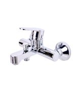 OneLife Душевая система с полимерным смесителем для ванны, хром арт-P07-844cr — фото 4, Душевые стойки